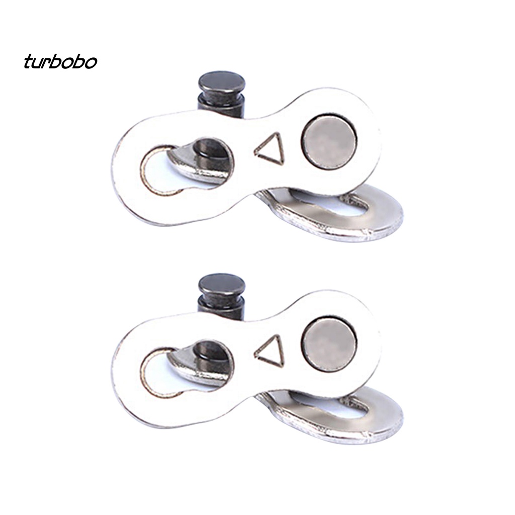 1 Cặp Khóa Xích Xe Đạp Mạ Điện Chống Gỉ Trọng Lượng Nhẹ