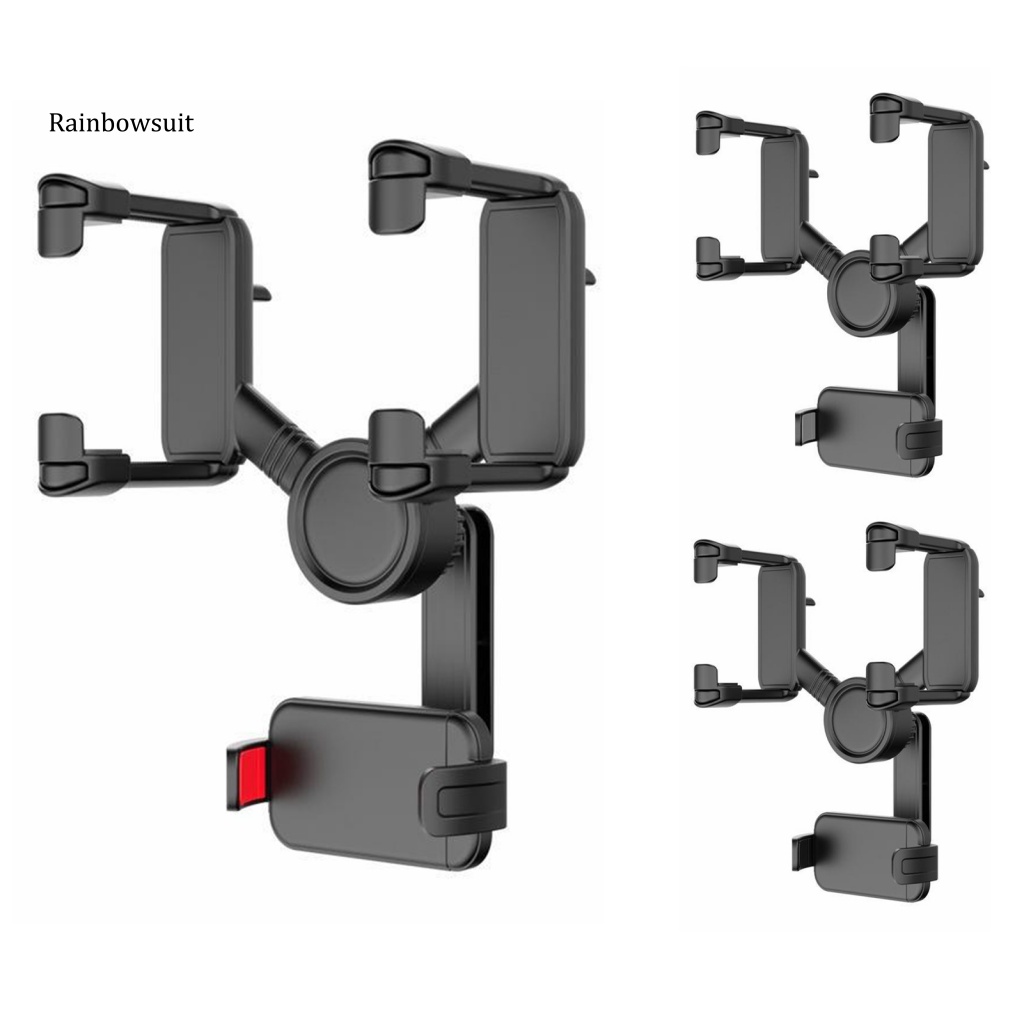 Giá Đỡ Điện Thoại / Gương Chiếu Hậu Định Vị GPS Chống Trượt Chống Trầy Chỉnh Được Đa Góc Dành Cho Xe Hơi