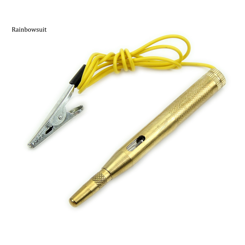 Bút Thử Điện DC 6V-24V Bằng Đồng Chuyên Dụng Cho Xe Hơi Xe Tải