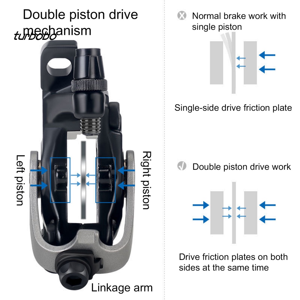 Bộ Kẹp Phanh Xe Đạp Leo Núi Thông Dụng Turbobobo TOOPRE