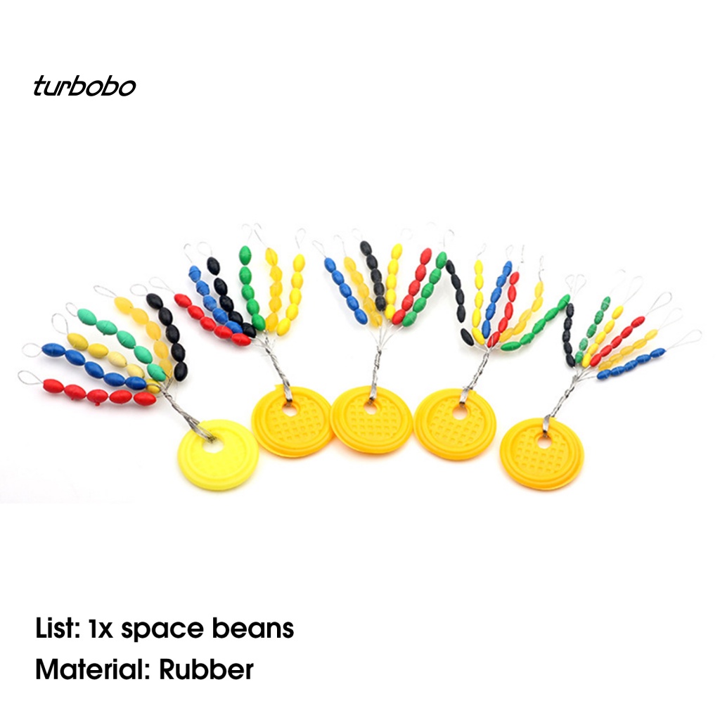 Phao Hạt Đậu Bằng Cao Su Ổn Định Hình Oval Nhiều Màu Sắc Dùng Câu Cá