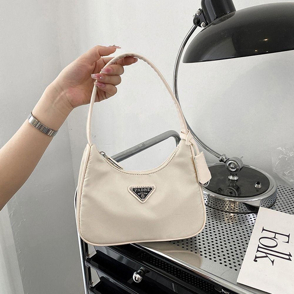 BLISS Túi Xách Tam Giác Đeo Vai Hobo Dễ Phối Đồ Chất Liệu Nylon Thời Trang Cho Nữ
