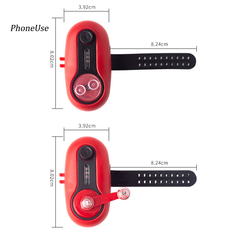 Chuông Báo Cá Cắn Câu Bằng PU Có Đèn Nhấp Nháy Độ Nhạc Cao Chống Trượt Ban Đêm Cho Ngư Dân Câu Cá