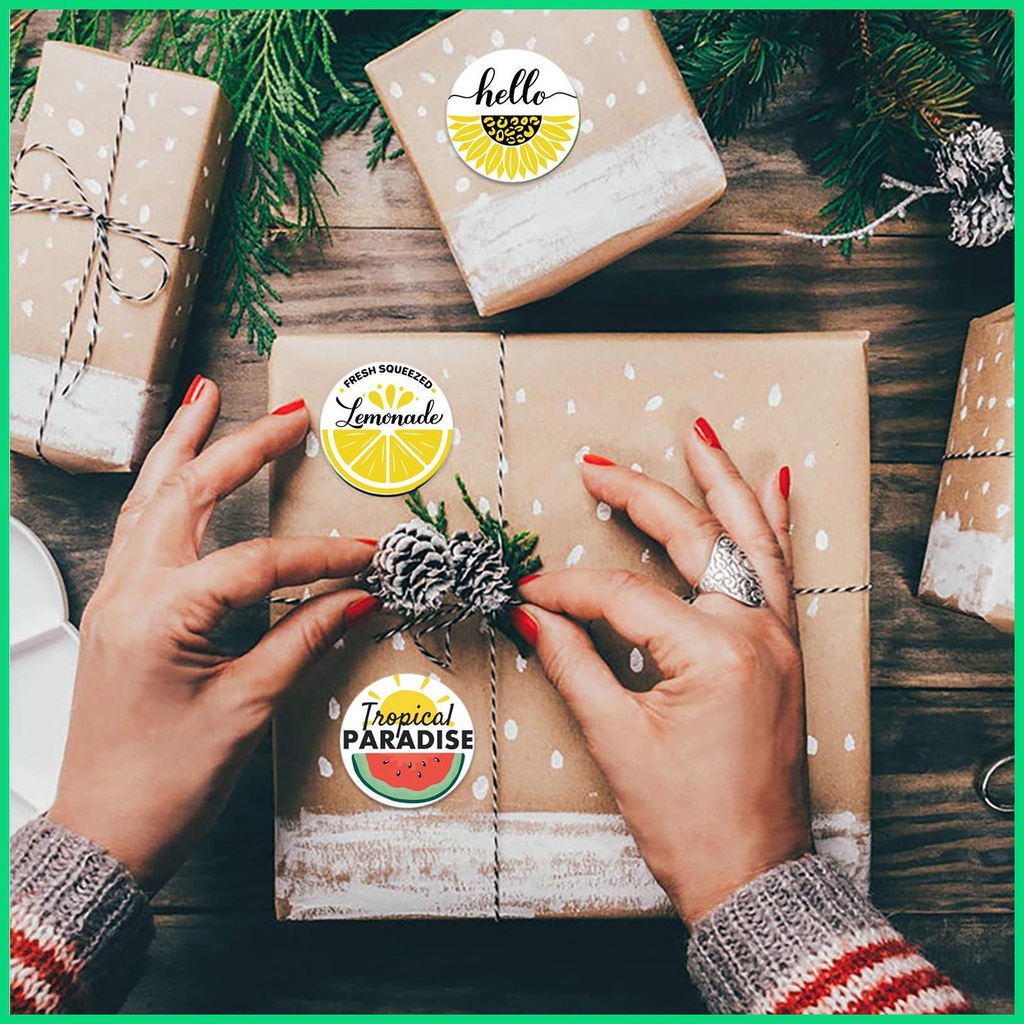 Set 90 Miếng Dán Chủ Đề Mùa Hè Cho Laptop / Vali / Ván Trượt / Máy Tính