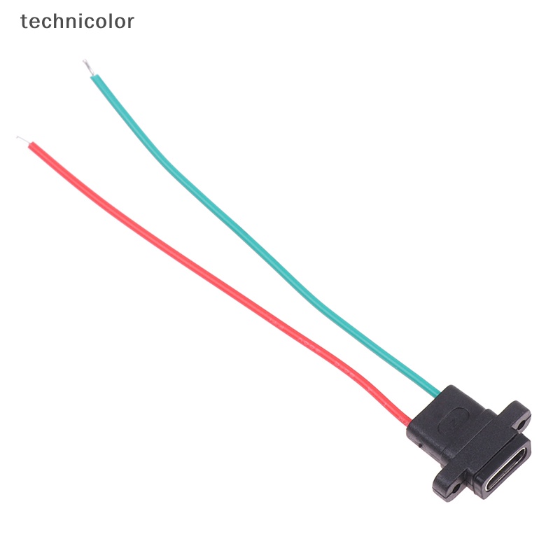 Dây Hàn Lỗ Cắm Sạc Nhanh Type-C 2Pin 4Pin Bằng Cao Su Chống Thấm Nước