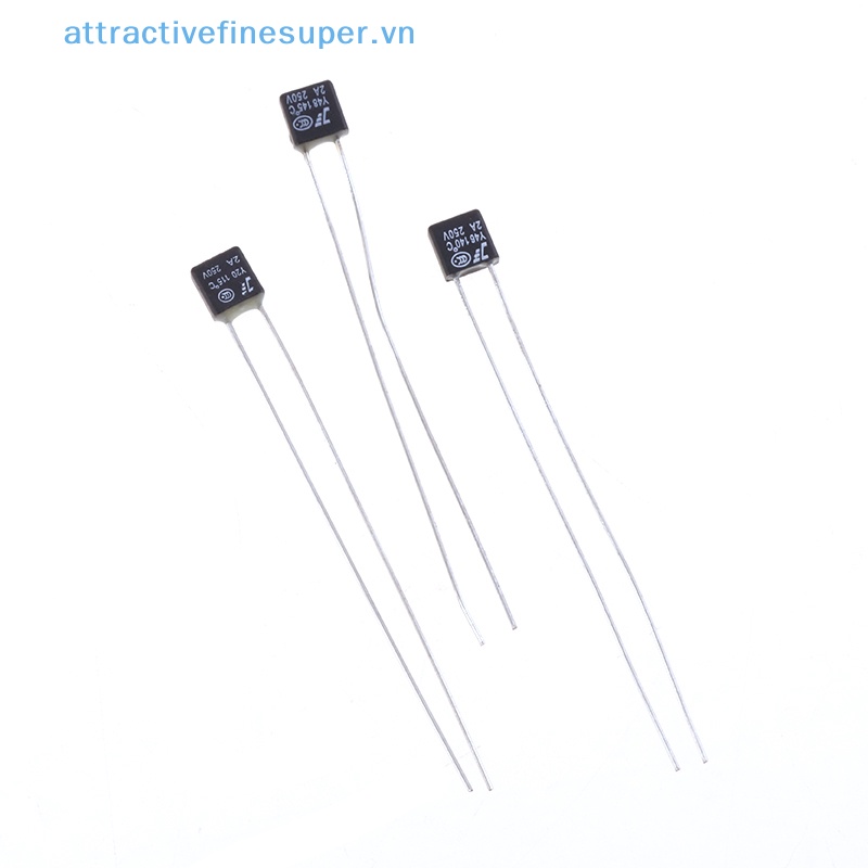 Set 10 Mô Tơ Quạt Tản Nhiệt 2A 250V 115 120 125 130 135 140 145 150 Độ Màu Đen