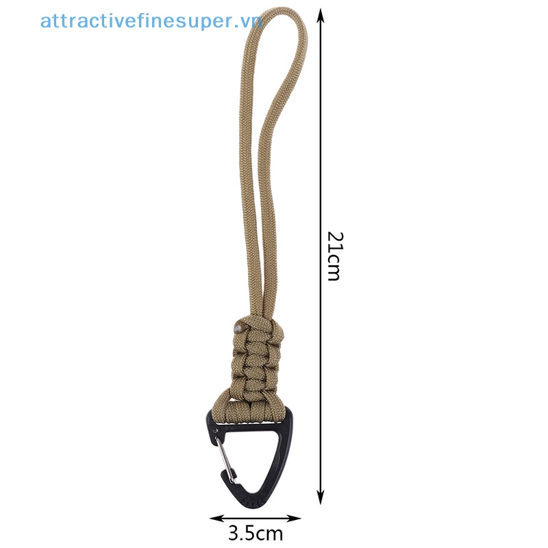 Afs Dây Buộc Bánh Răng Sinh Tồn Bện Thủ Công Có Kẹp Tiện Dụng