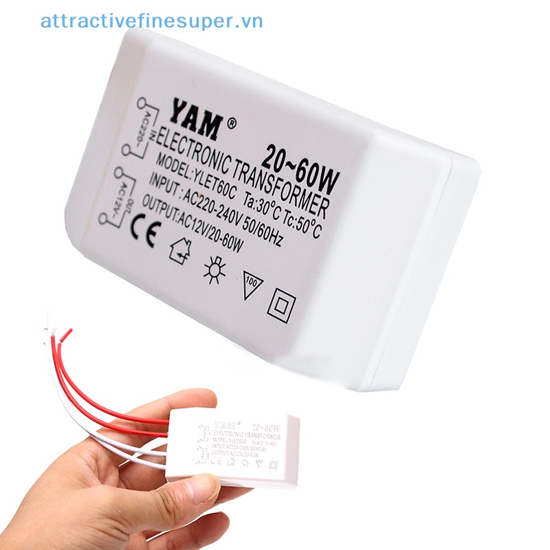 Thiết Bị Chuyển Đổi Nguồn Điện AC 220V Sang 12V 20-60W