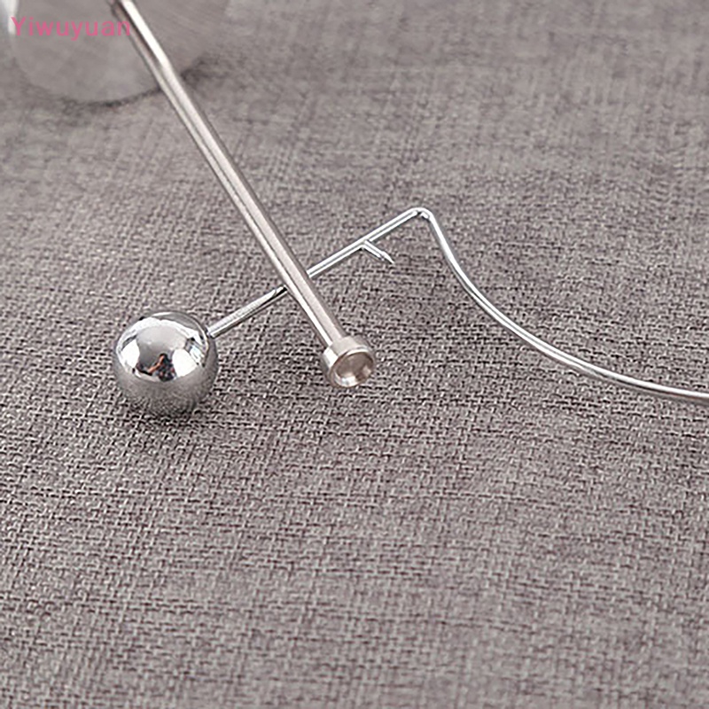 &lt; Yiwuyuan &gt; Con Lắc Newton Cân Bằng Nôi Người Lướt Sóng Bằng Sắt Nhỏ Trang Trí Nhà Cửa Mới