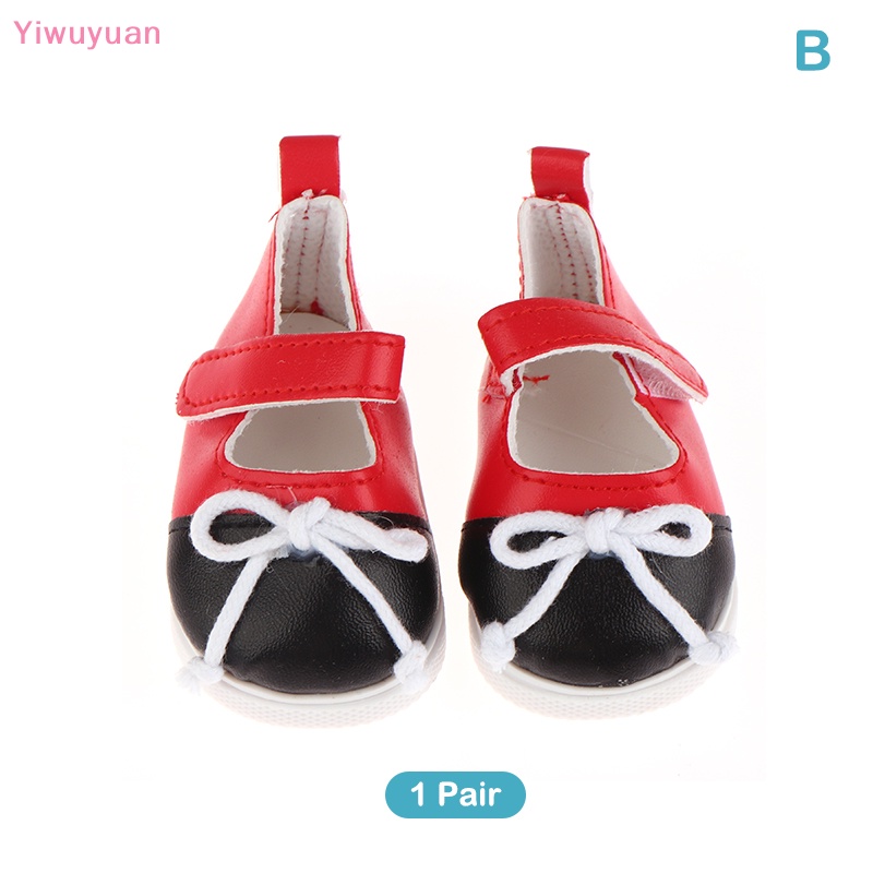 1 Đôi Giày Đính Nơ Xinh Xắn Cho Búp Bê 18inch Mới