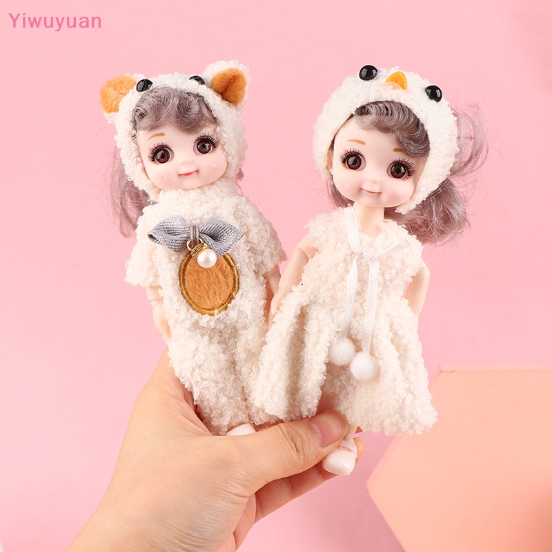 < Yiwuyuan > Búp Bê Công Chúa Nhỏ Xinh Xắn Thời Trang Sáng Tạo Và Thiết Thực Làm Quà Sinh Nhật Cho Bé Gái 17CM Mới