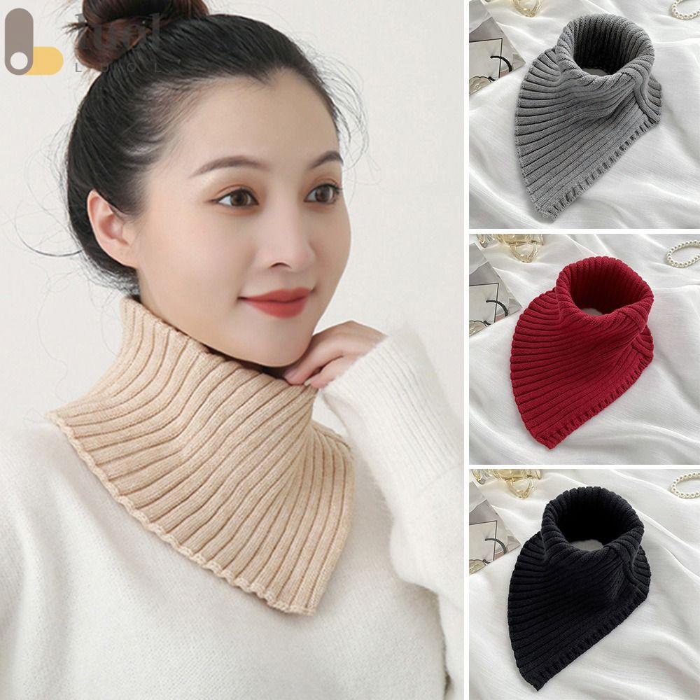 LUOL Cổ Áo Giả Dệt Kim Ấm Áp Thời Trang Mùa Đông