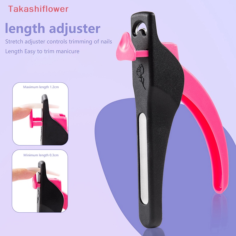 Kềm Cắt Móng Tay Giả Hình Chữ U Bằng Thép Không Gỉ Chuyên Nghiệp