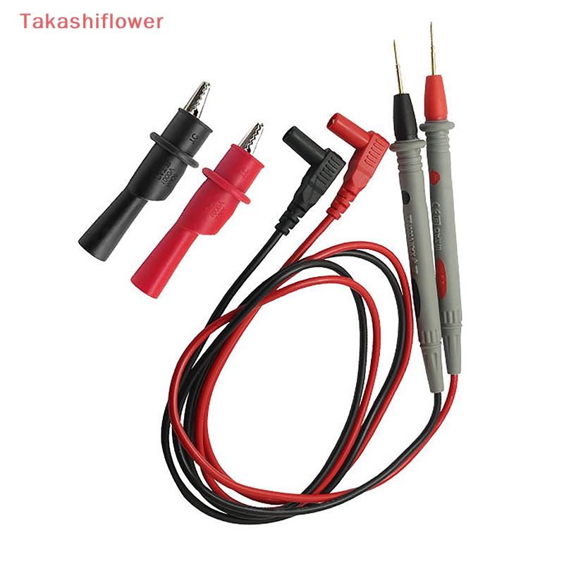 Set 2 Dây Dò Thử Điện Vạn Năng Bằng Silicone Mạ Vàng