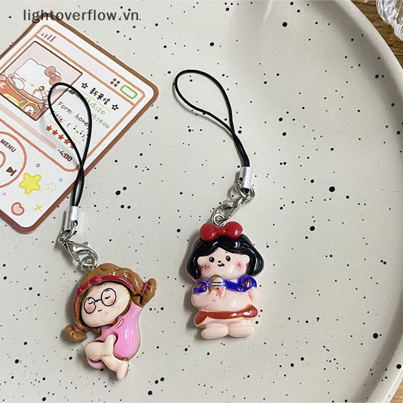 1 Móc Khóa Điện Thoại / Móc Khóa Hình Cô Gái Chubby Dễ Thương