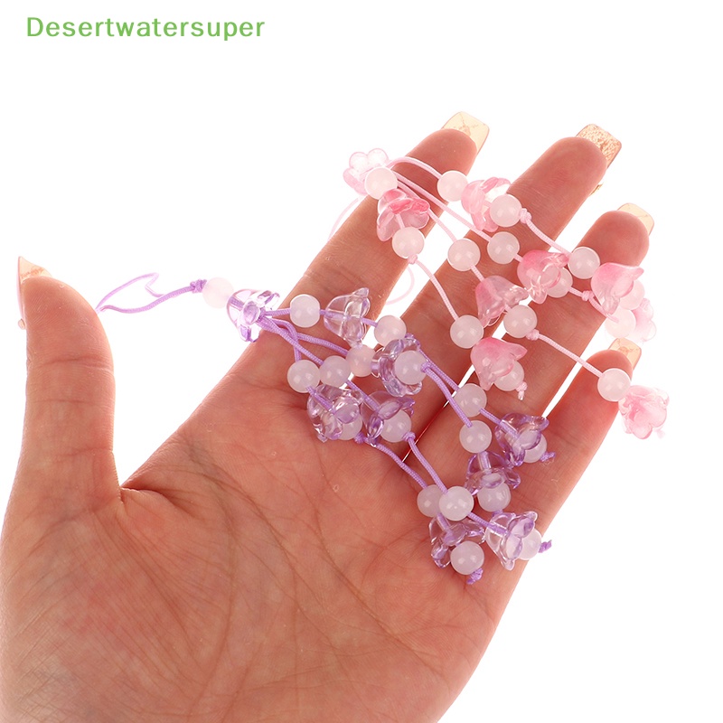 Dây Đeo Túi Xách / Chìa Khóa / Điện Thoại Handmade Chống Thất Lạc Họa Tiết Hoa Xinh Xắn