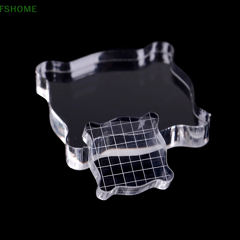 Fshome Đệm Lót Tem Trong Suốt Bằng acrylic 2 Kích Cỡ DIY