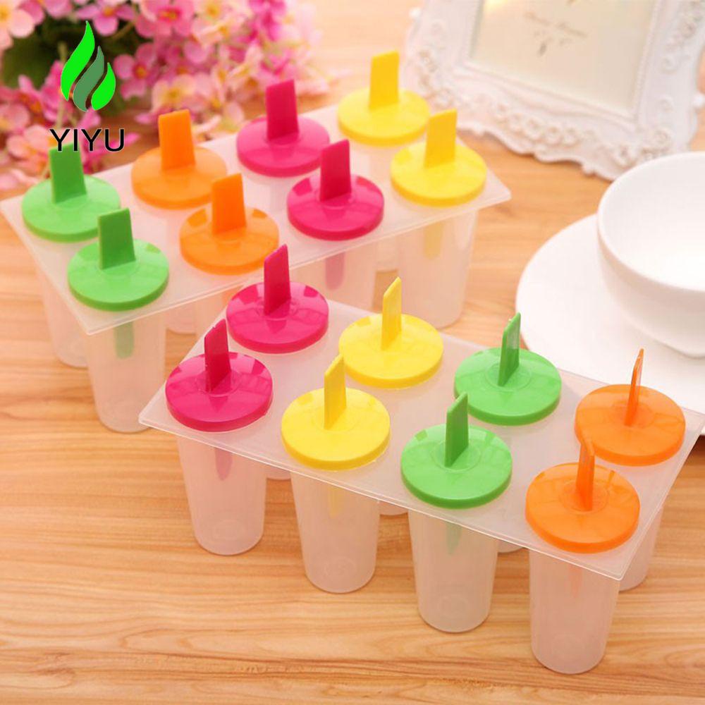 Khuôn Làm Kem 8 Ngăn Bằng Nhựa Tiện Dụng