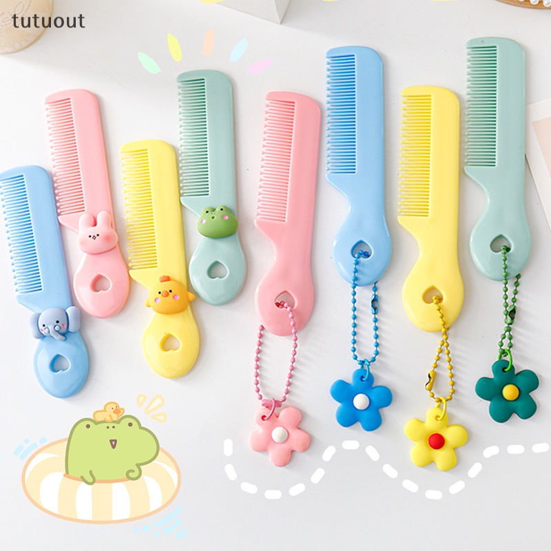 Lược Chải Tóc Mini Họa Tiết Hoa Và Động Vật Dễ Thương Dành Cho Bé Gái