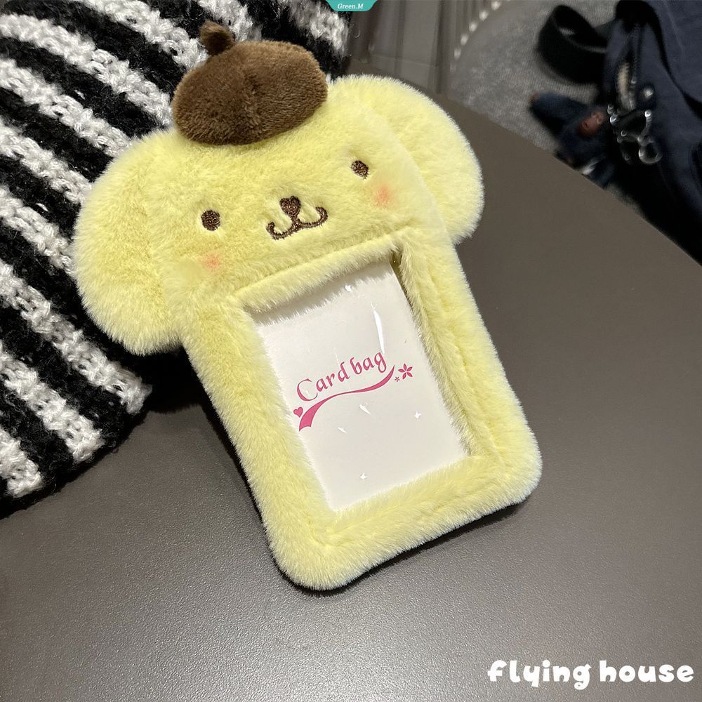 Túi Đựng Thẻ ID / Thẻ Truy Cập Bằng Vải Bông Họa Tiết Hoạt Hình Kurome Dễ Thương