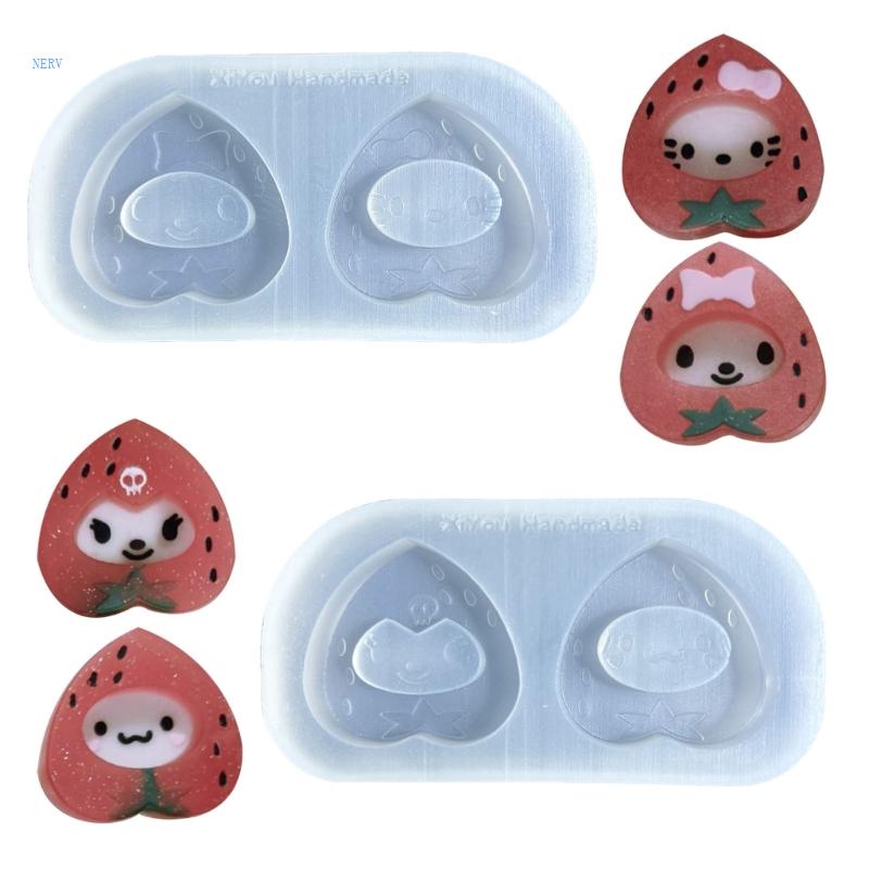 Khuôn Silicone Hình Trái Tim Dùng Làm Trang Sức DIY