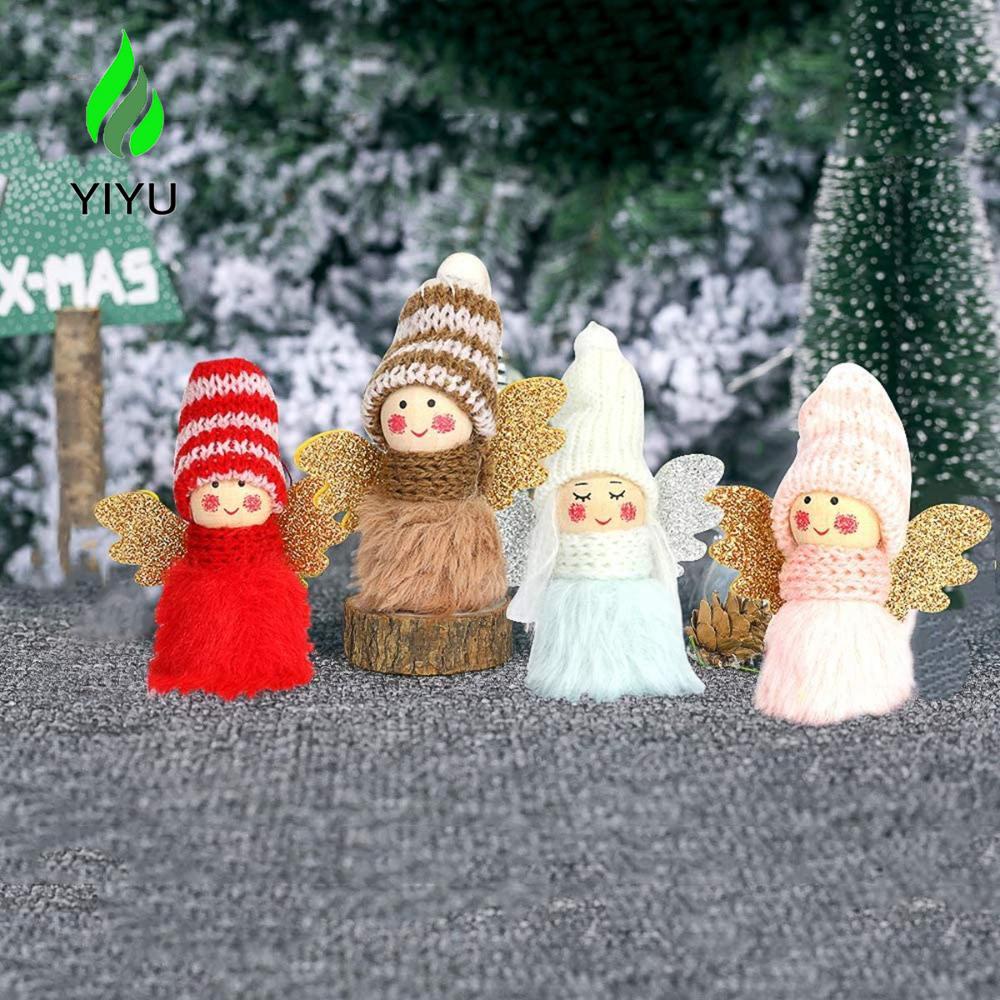 YIYU Búp Bê Thiên Thần Trang Trí Cây Thông Giáng Sinh Năm Mới