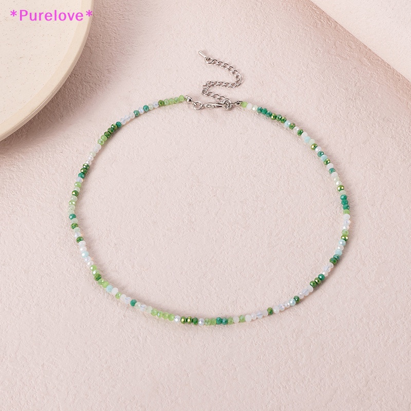Vòng Cổ Choker Đính Hạt Nhiều Màu Phong Cách Hàn Quốc Cho Nữ Mới