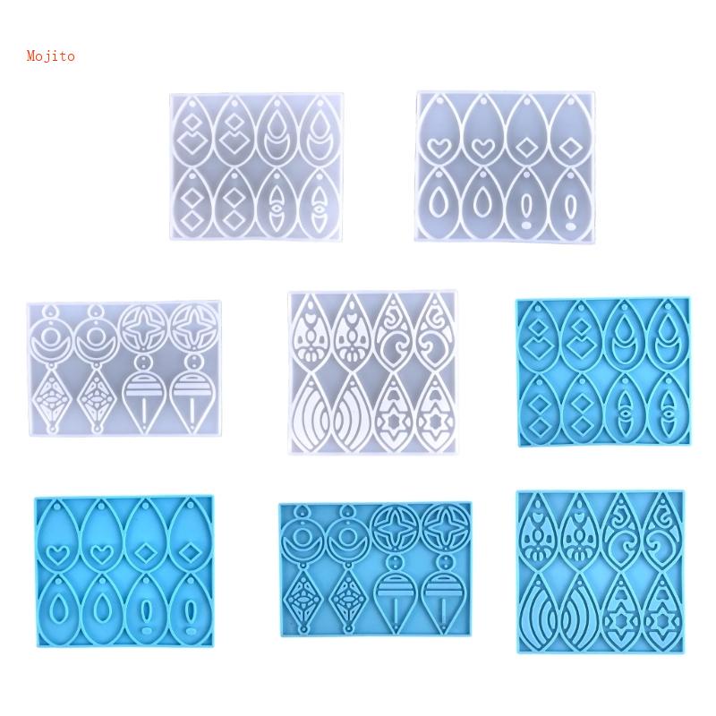 Khuôn Silicone Làm Mặt Trang Sức Hình Giọt Nước