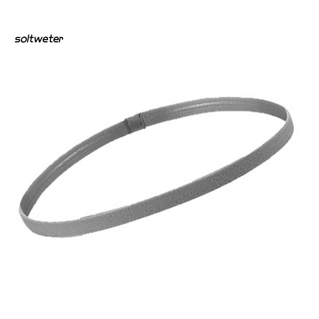 Băng Đô Thể Thao Thấm Hút Mồ Hôi Chống Trượt Mềm Mại Co Giãn Tốt Màu Trơn