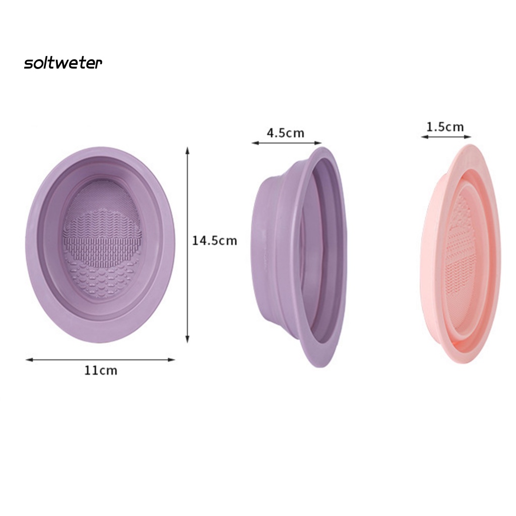 Bộ 3 Miếng Xốp Làm Sạch Cọ Trang Điểm Có Độ Đàn Hồi Cao