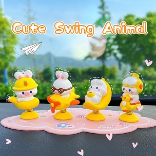 [Featured] Búp Bê Lắc Lò Xo Lắc Đầu / Búp Bê Kawai Bằng PVC Dễ Thương Trang Trí Bảng Điều Khiển Xe Hơi / Nội Thất Ô Tô