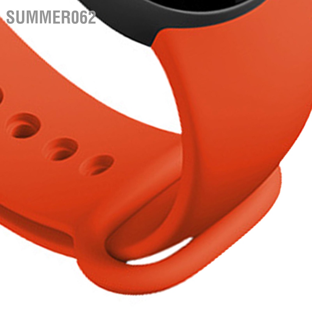 Summer062 M7 Vòng Tay Thông Minh Đa Năng Silicone Màu Sắc Động Màn Hình Lớn Đồng Hồ Thể Dục Theo Dõi Nhịp Tim Giấc Ngủ