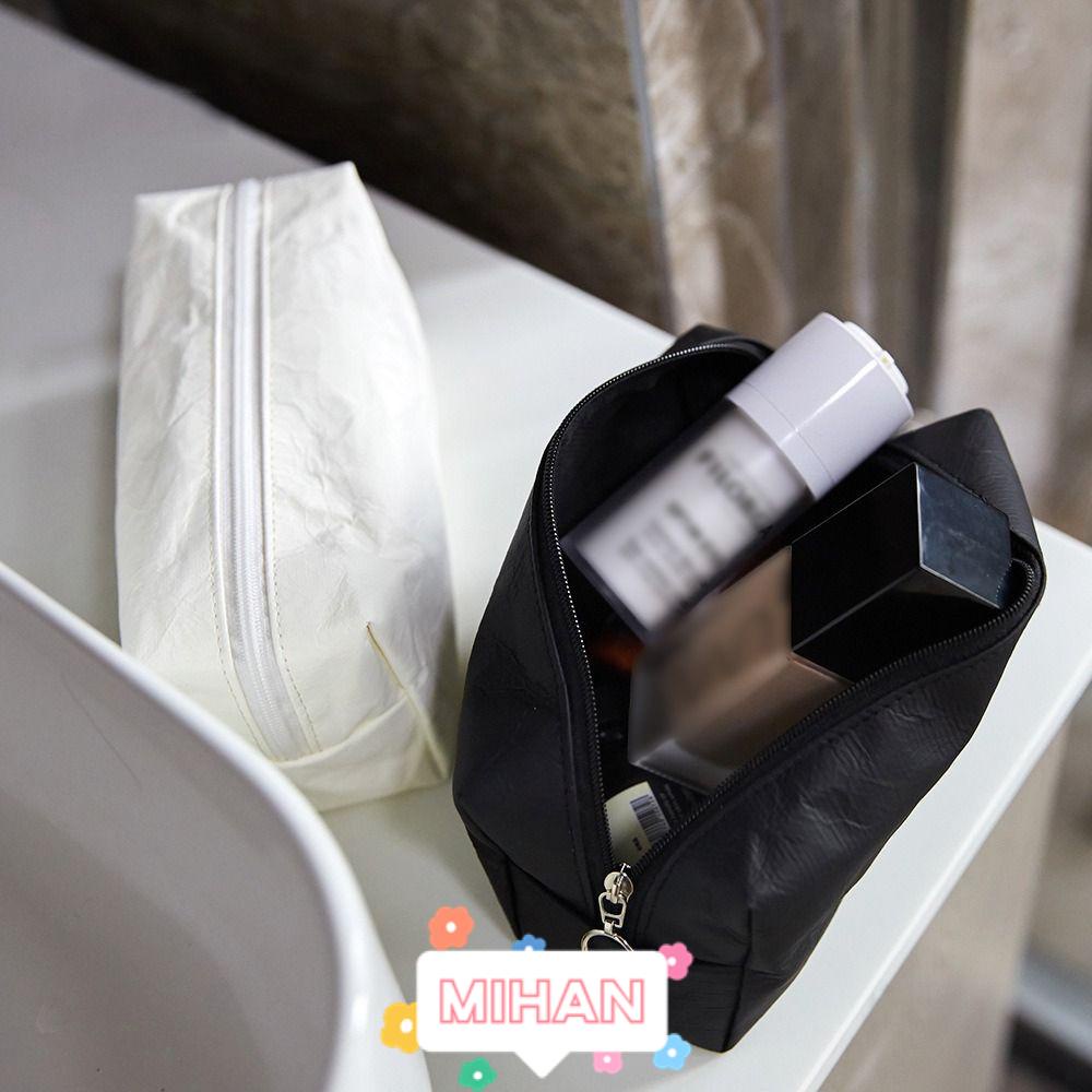 MIHAN1 Túi Đựng Mỹ Phẩm Cỡ Lớn Có Khóa Kéo Tiện Lợi