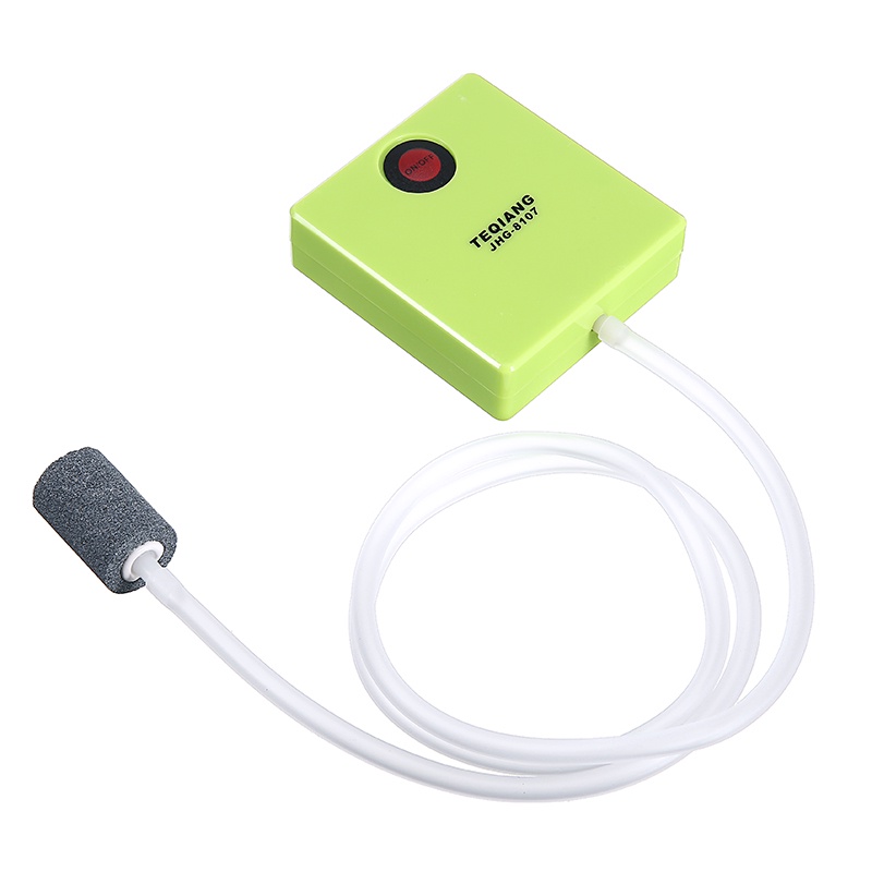 Bể cá hoạt động bằng pin khô máy bơm không khí máy sục khí oxy với đá không khí