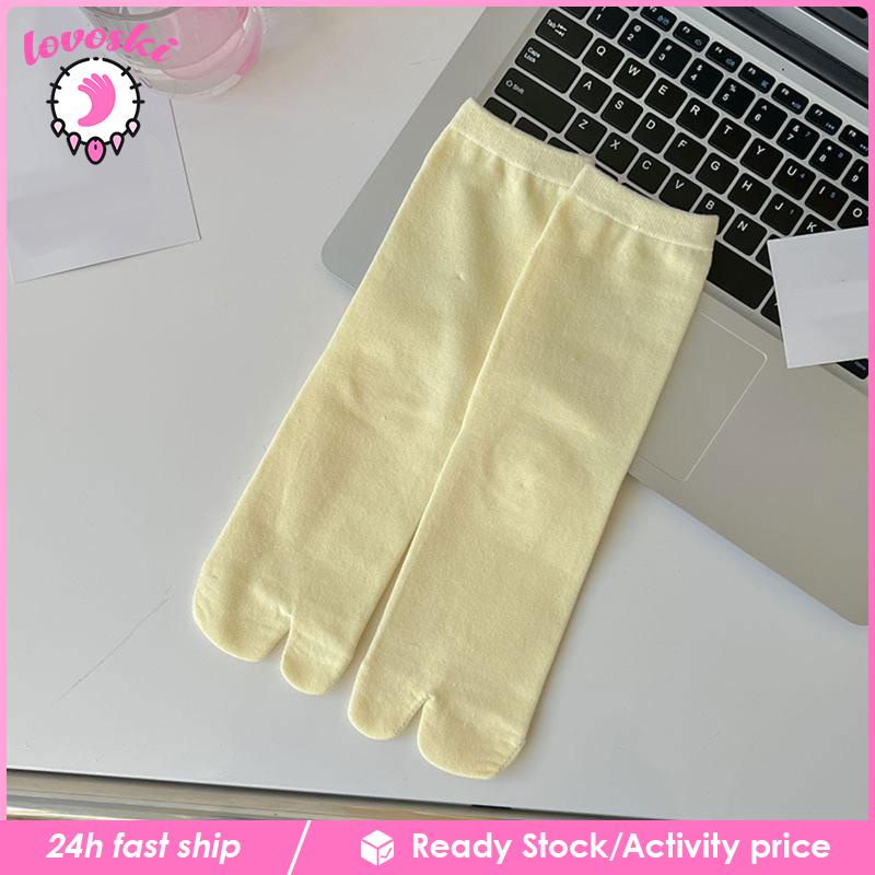 Đôi Vớ Xỏ Ngón Thoáng Khí Thấm Hút Mồ Hôi Tiện Dụng Cho Nữ