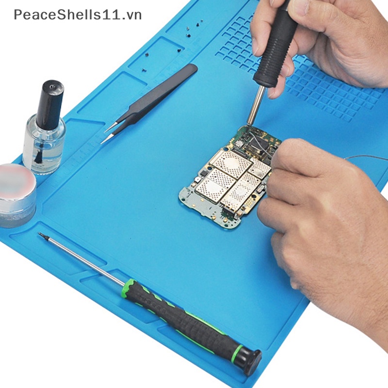 Thảm Silicon Hít Nam Châm Chống Tĩnh Điện Chống Tĩnh Điện Sửa Chữa Đồng Hồ / Laptop Điện Thoại