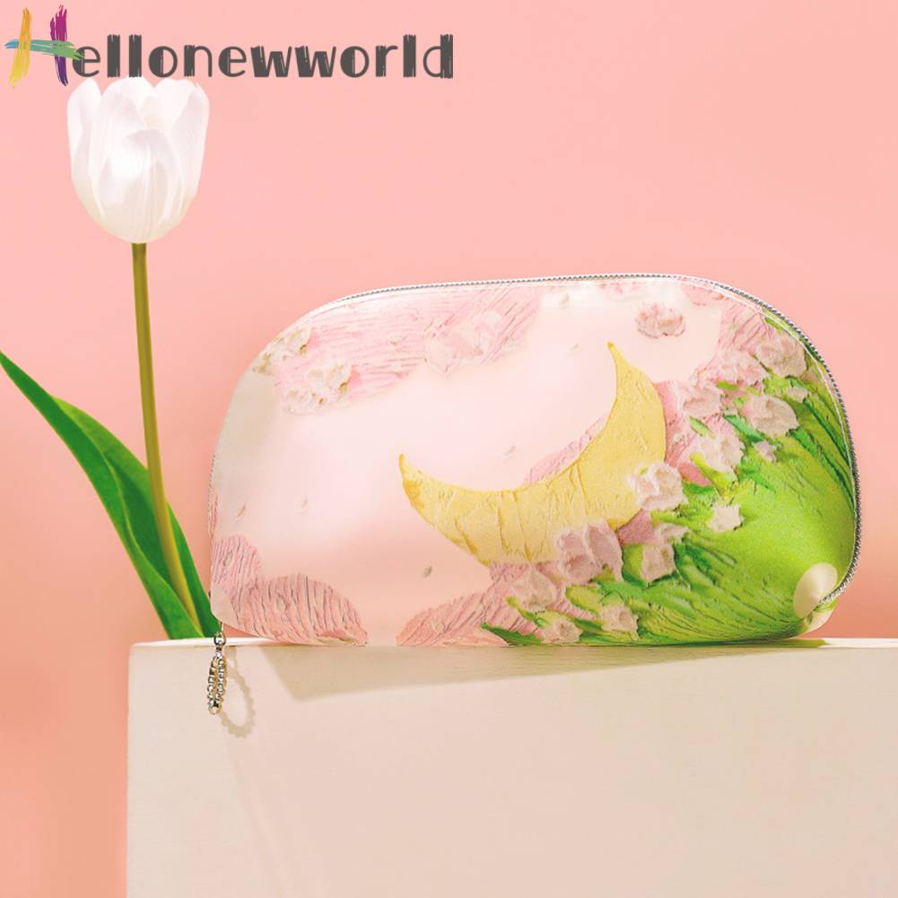 Túi Đựng Mỹ Phẩm Bằng TPU Họa Tiết Hoa Đa Năng Tiện Dụng Mang Theo Du Lịch Cho Nữ