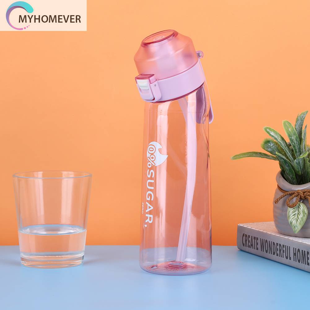Bình Nước 650ML Có Thể Tái Sử Dụng Kèm Ống Hút
