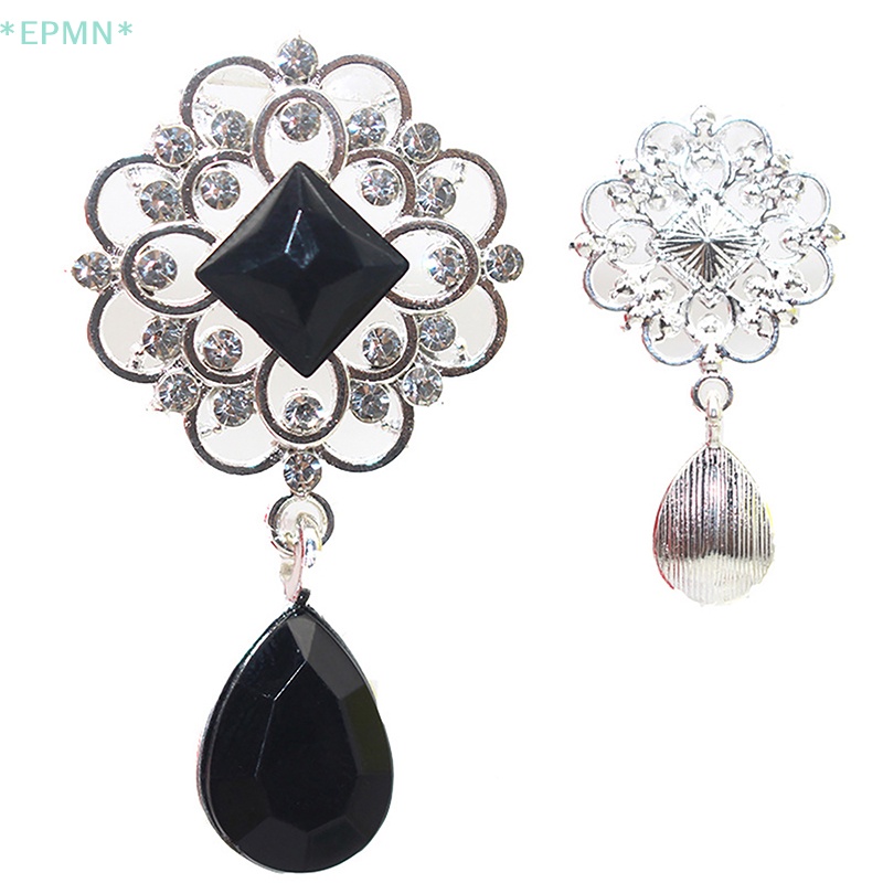 Mặt Dây Chuyền Hình Giọt Nước Bằng Hợp Kim Acrylic Đính Đá Thủ Công Trang Trí Hộp Quà Mới