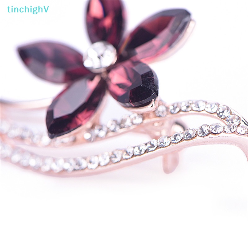 [TinchighV] Cài Áo Hình Hoa Đính Kim Cương Giả Thời Trang Dự Tiệc Cưới [Mới]