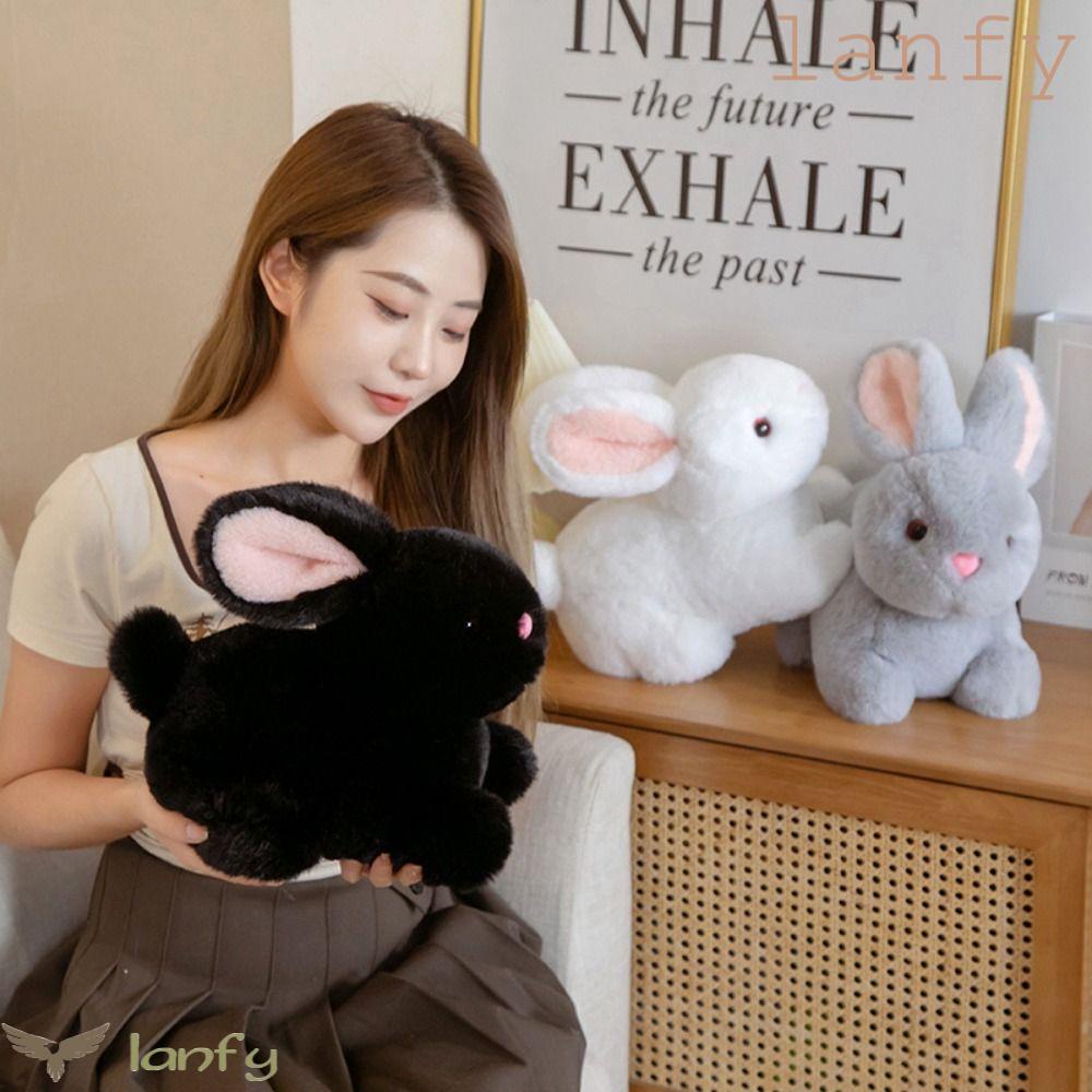 LANFY Đồ chơi nhồi bông Hình Thỏ Dễ Thương Trang Trí Nhà Cửa DIY