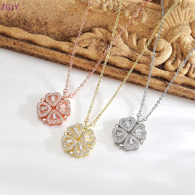 Vòng cổ Mặt Trái Tim Đính Đá Thời Trang Dành Cho Nữ Mới