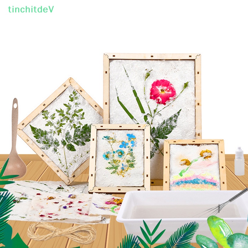 Khuôn Làm Giấy Thủ Công DIY Bằng Gỗ Tiện Dụng