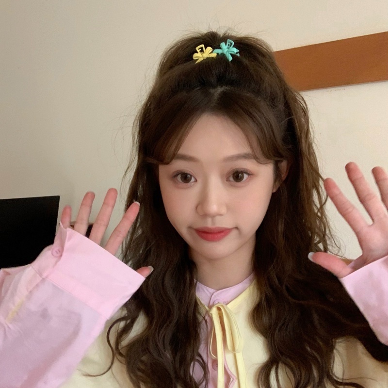 Kẹp Tóc Hình Nơ / Cá Mập Nhỏ Xinh Nhiều Màu Sắc Thời Trang Tinh Tế Cho Nữ