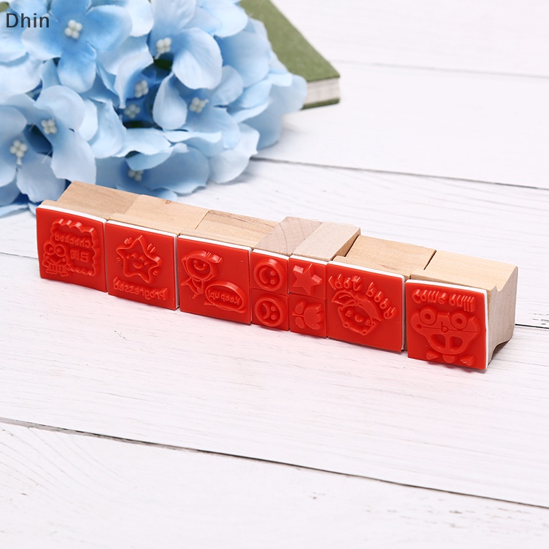 [Dhin] 15x Teachers Stampers Self Inking Praise Reward Stamps Motivation Sticker School COD