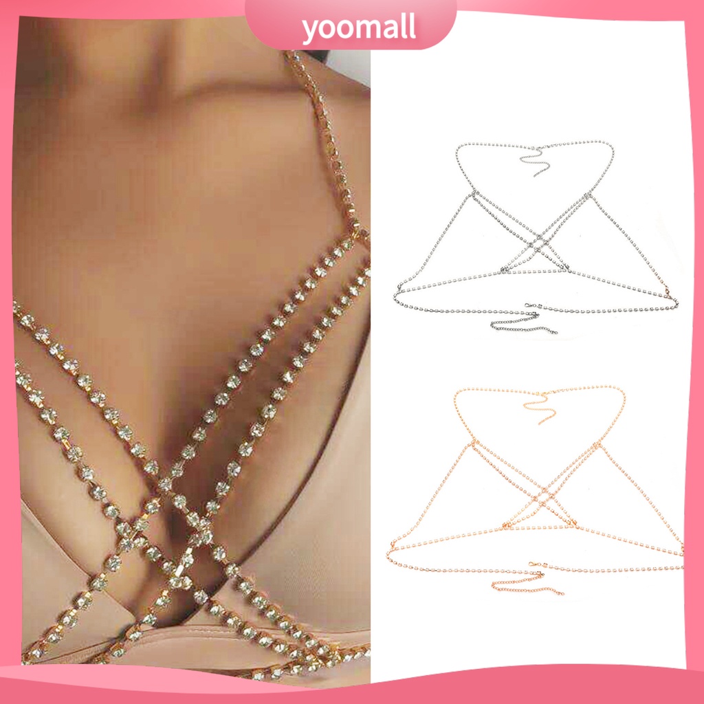 [YM] Vòng cổ Đeo Bikini Đính Đá Phong Cách Bohemian Gợi Cảm Cho Nữ