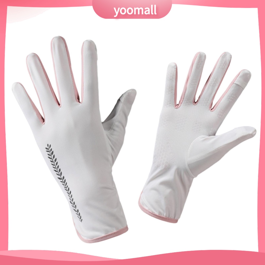 1 Đôi Găng Tay Silicone Mỏng Co Giãn Thoáng Khí Chống Trượt Bảo Vệ Ngón Tay Chống Nắng