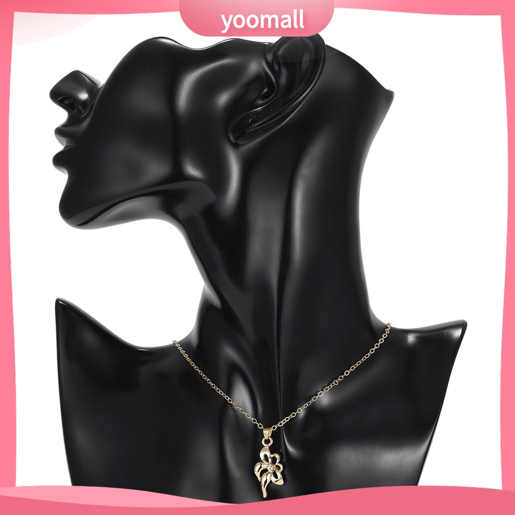 [YM] Vòng cổ Nhiều Kiểu Dáng Khác Nhau Đính Ngọc Trai Giả Bằng Thép Không Gỉ