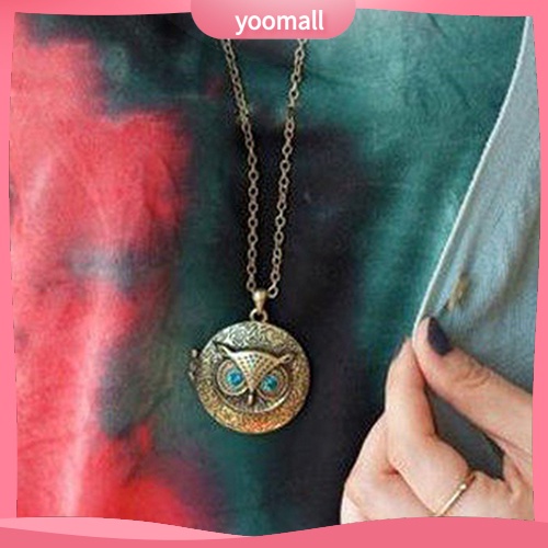 Vòng cổ Hợp Kim Mặt Hình Cú Đính Đá Xinh Xắn Cho Nữ