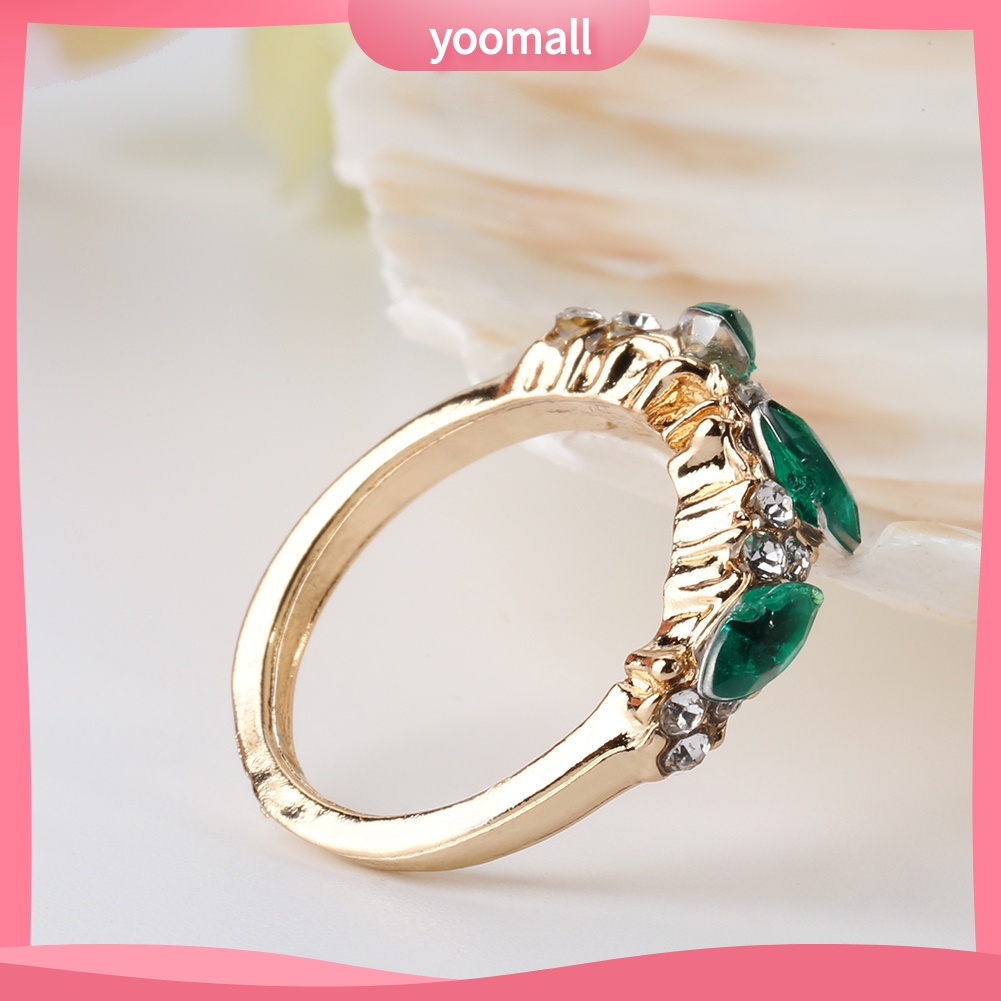 Nhẫn Đính Đá Thời Trang Phong Cách Vintage Dành Cho Nữ